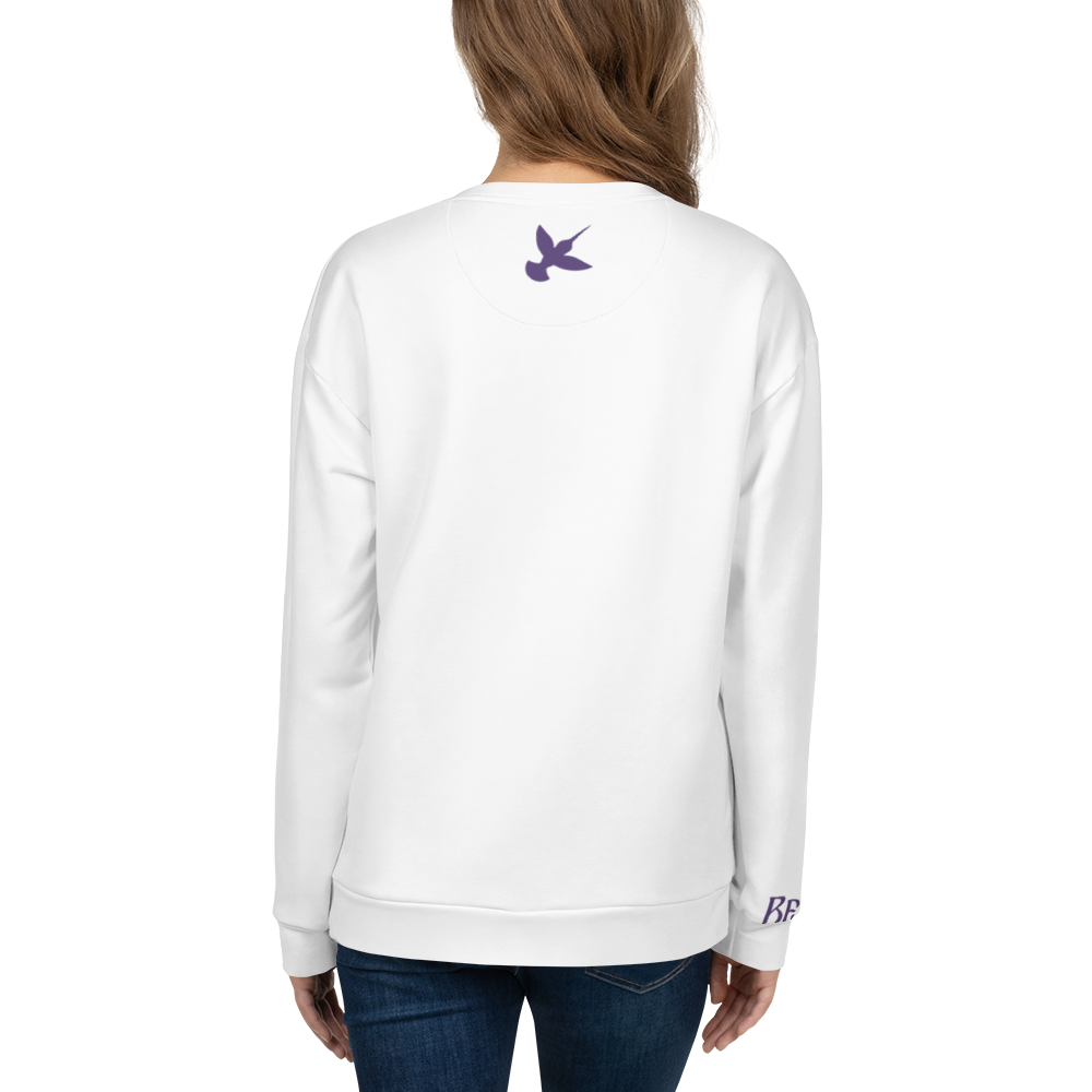 Hummingbird Cozy Crew – Classic Cotton Sweatshirt